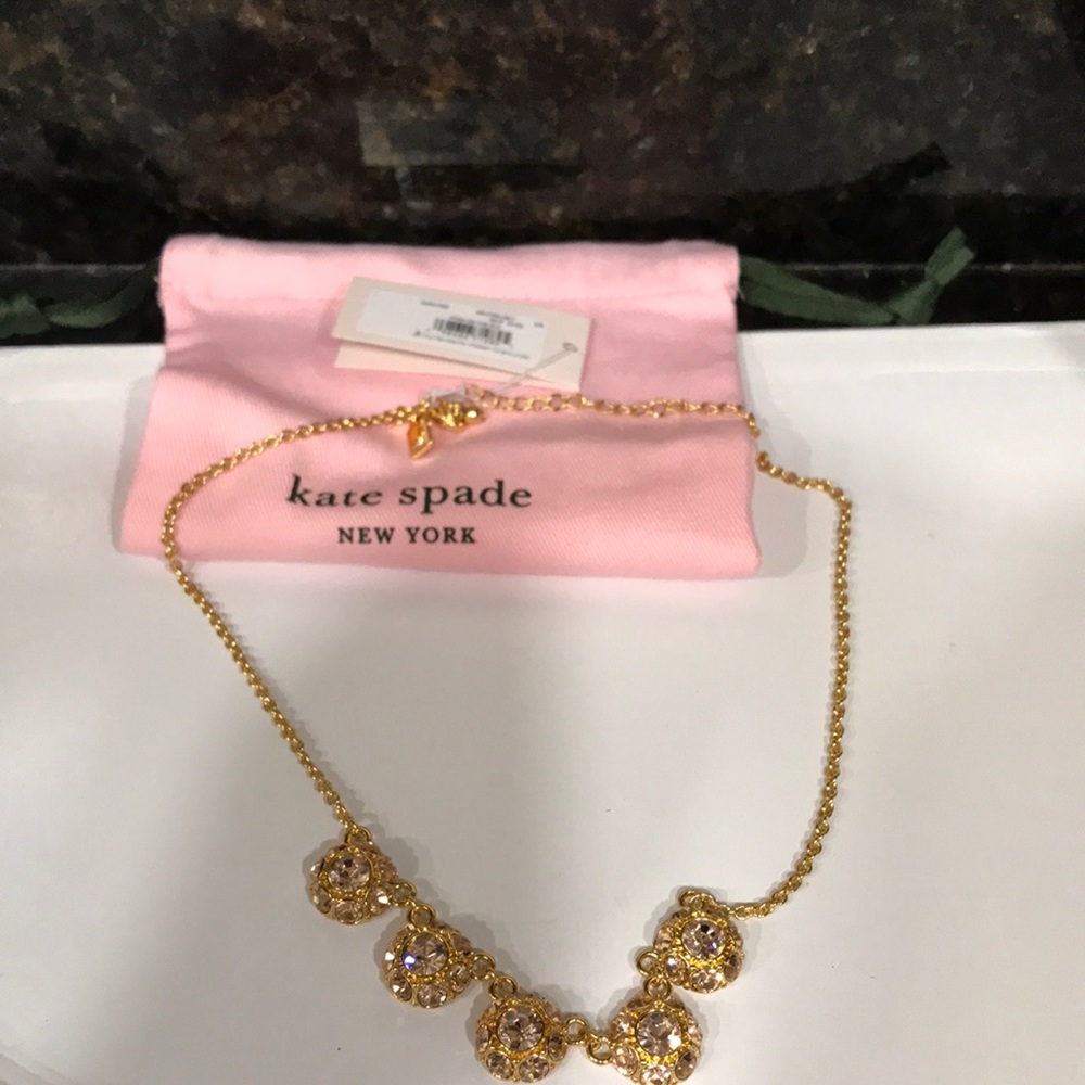 Kate Spade Putting on the ritz row necklace
